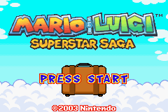 Mario & Luigi Superstar Saga Plus (v1.5 Balanced) Title Screen